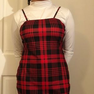 Red Plaid Dress